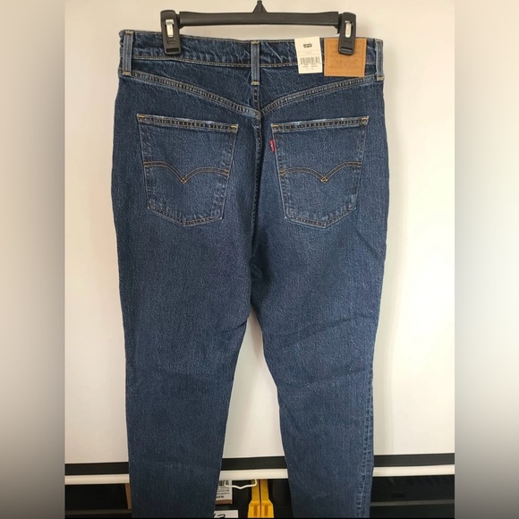 Levi's Womens 70s High Rise Slim Fit Straight Leg Denim Jeans Dark Wash. 💕 - Picture 7 of 8